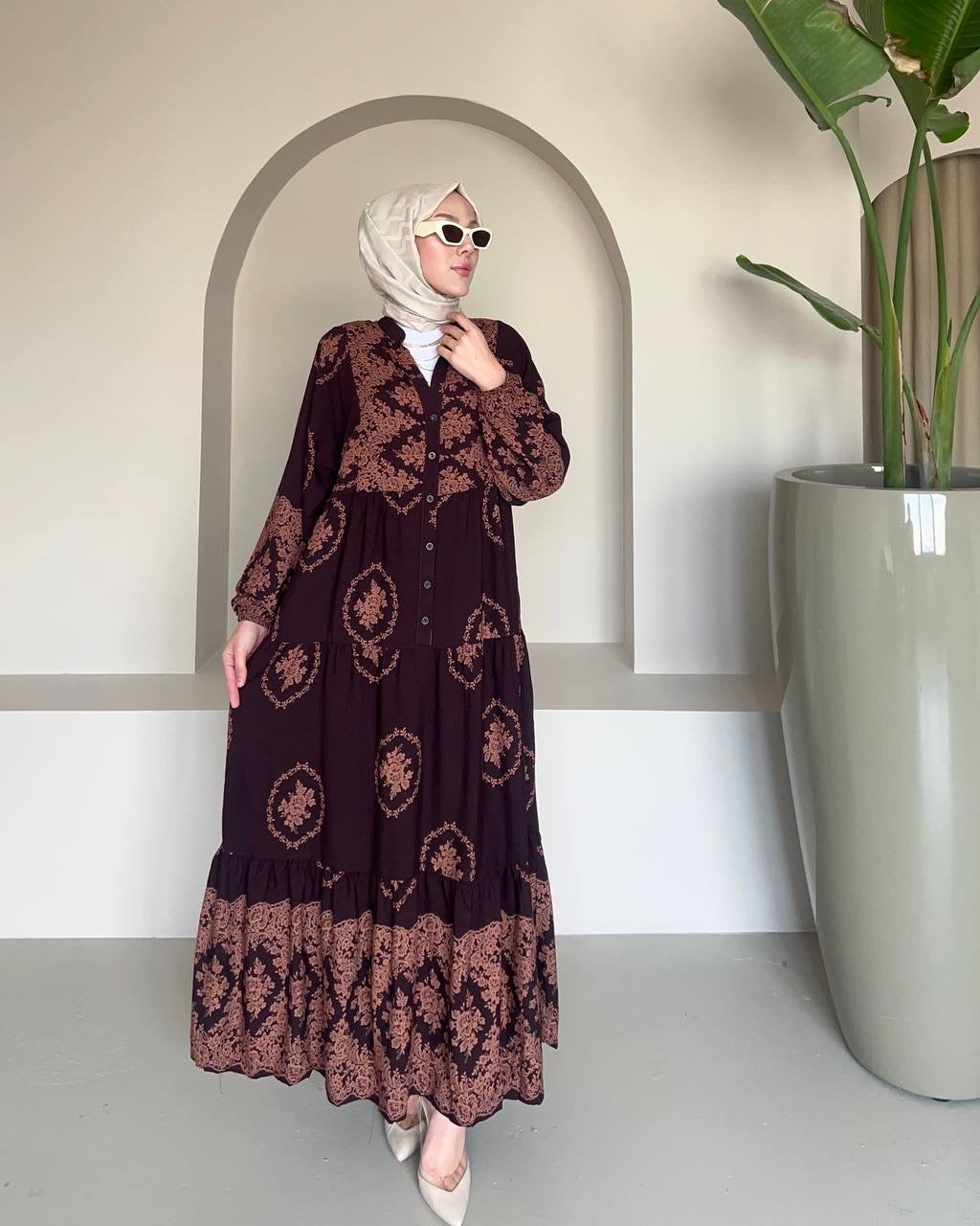 Mahra Viskon Elbise