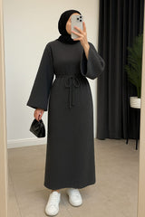 Bel Bağlamalı Elbise