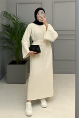 Bel Bağlamalı Elbise