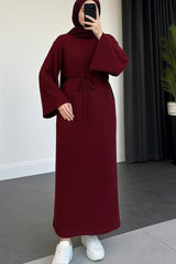 Bel Bağlamalı Elbise