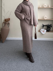 Three-Piece Knitwear Set