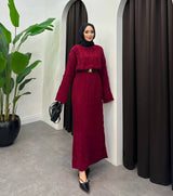 Saç Örgü Triko Elbise