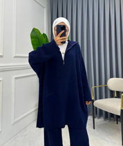 Fermuarlı Triko Takım