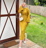 Bel Bağlamalı Elbise