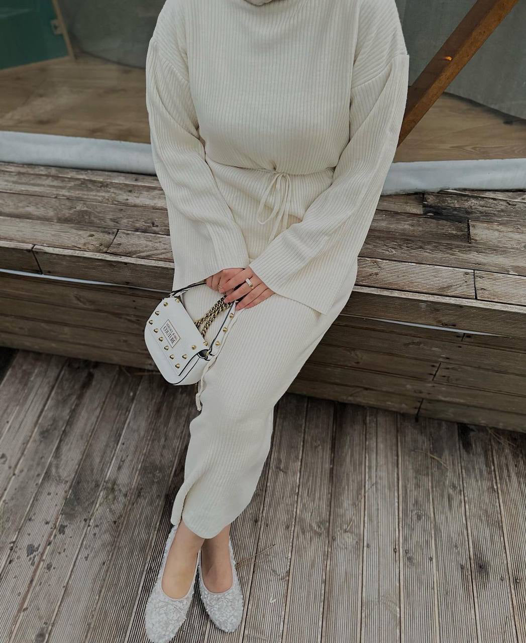 Bel Bağlamalı Elbise