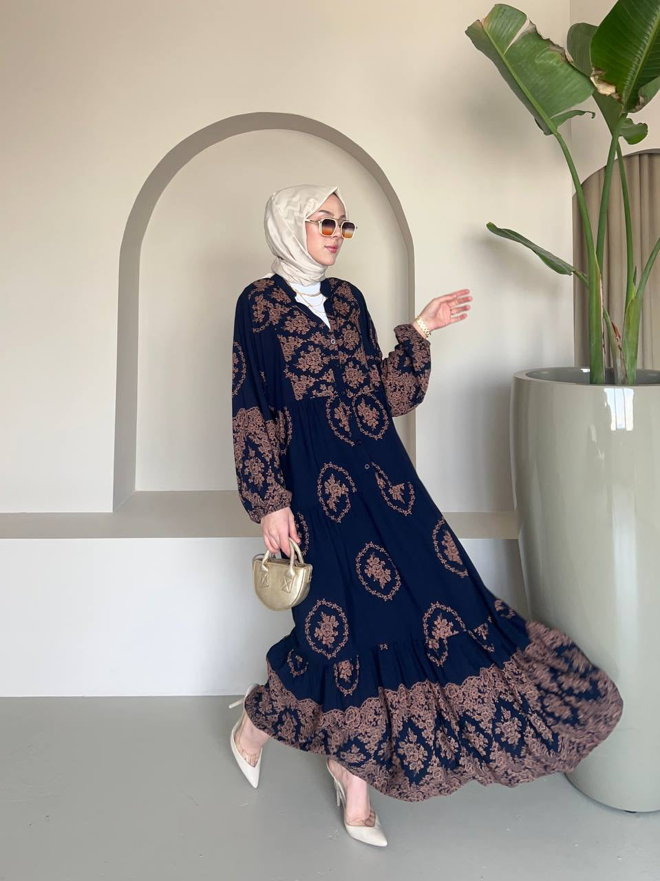 Mahra Viskon Elbise