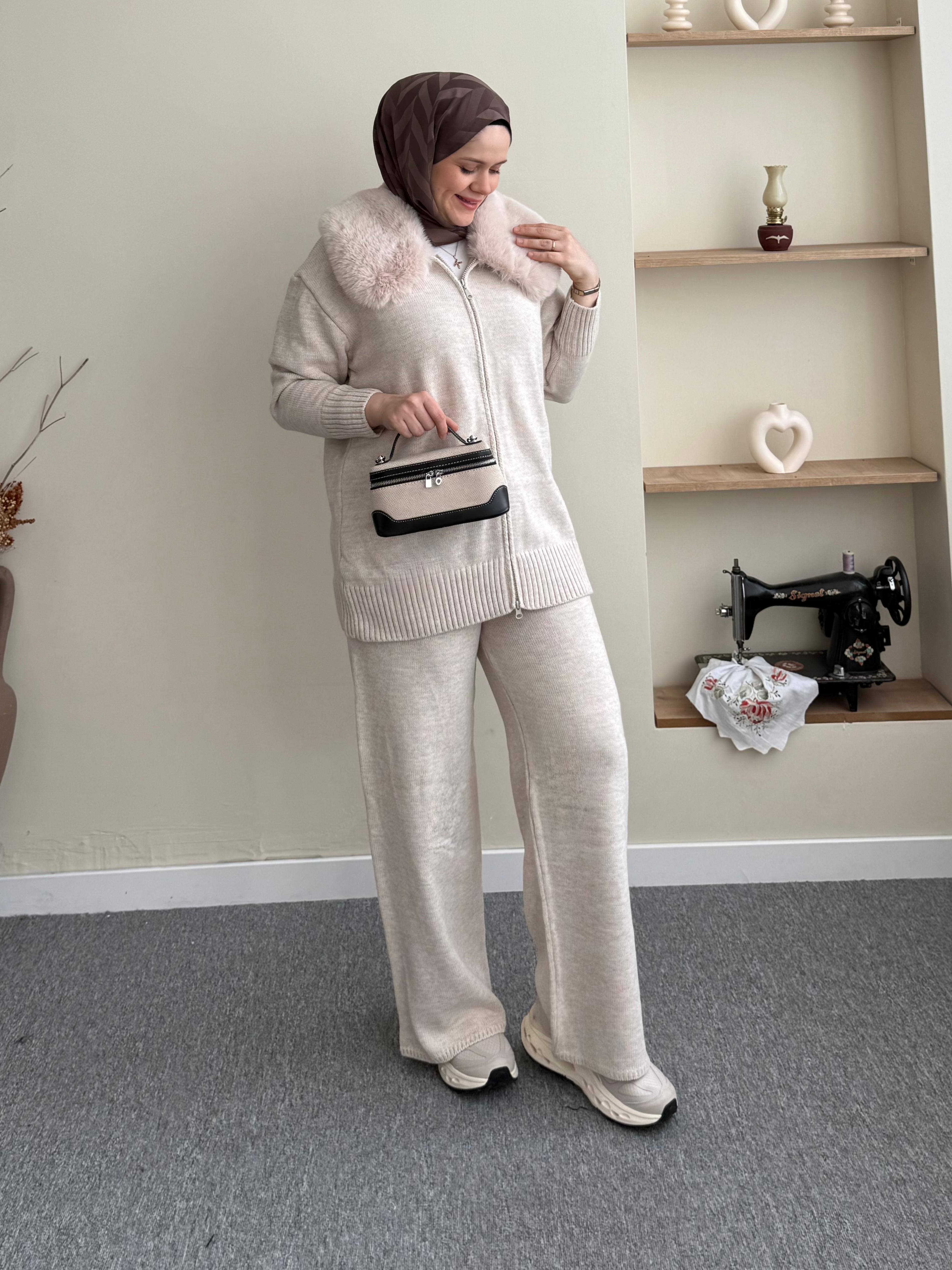 Kürklü Triko Takım