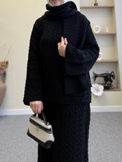 Three-Piece Knitwear Set
