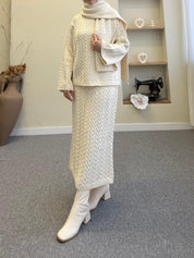 Three-Piece Knitwear Set
