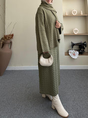 Three-Piece Knitwear Set