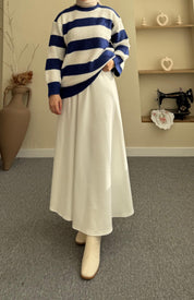 Çizgili Triko Kazak