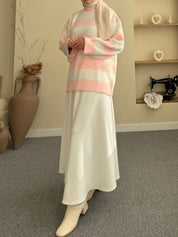 Çizgili Triko Kazak